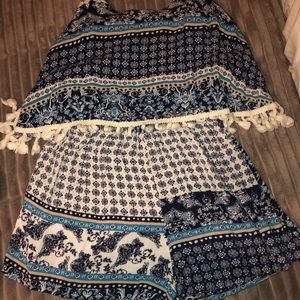 Spaghetti strap romper